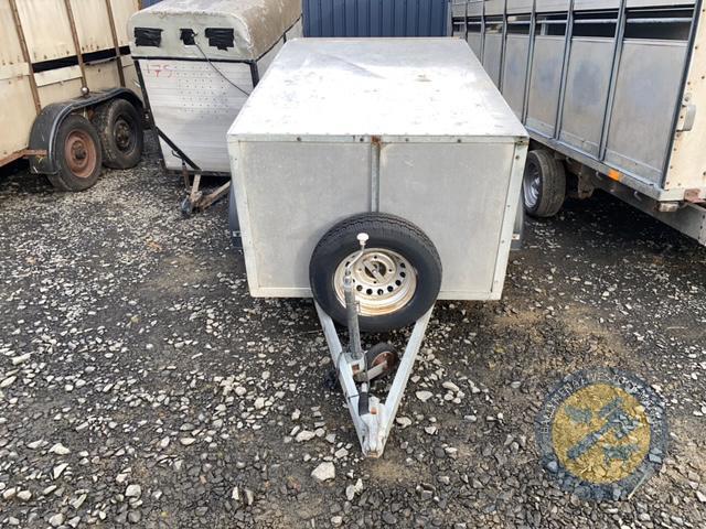 Galvanised Box trailer made for NI fire service