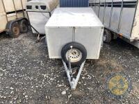 Galvanised Box trailer made for NI fire service