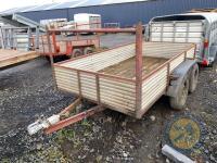 10x6 flatbed trailer needs 1 rim - 2