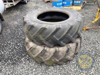 2x tyres 16.9-R28 - 3