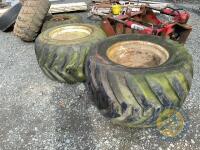 2x 8 stud rims for slurry tanker 26.5 - 2