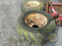 2x 8 stud rims for slurry tanker 26.5 - 3