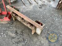 JCB 3CX front quick release hitch with brackets for shear grab