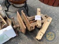 Heavy duty 9 inch wood vice - 2