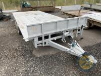 18ft triaxle flatbed trailer - 2