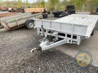 18ft triaxle flatbed trailer - 3