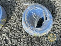 2x 30m pressure washer pipe - as new with fittings - 2