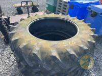 2 Tractor tyres 20.8R42 - Kleber - 2