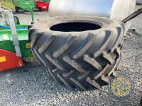 2 Tractor tyres 600/65R38 - Michelin