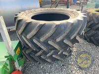 2 Tractor tyres 600/65R38 - Michelin - 2