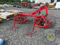 Fransgard 390 hay kicker & rower
