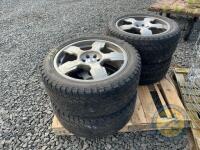 4x20" Nivara alloy rims & tyres 275/45x20