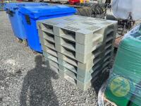 7 plastic pallets - 2