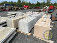 10x 700mm concrete lego blocks - 2