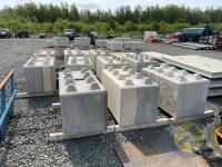 10x 700mm concrete lego blocks - 3