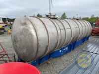 1500 litre stainless steel water tank