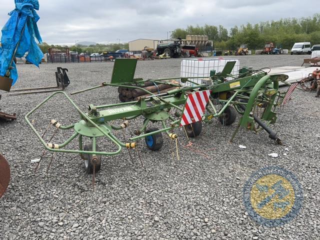 Krone tedder 6 rotor with shaft