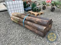 10x 8' telegraph pole strainers