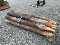 10x 8' telegraph pole strainers - 3