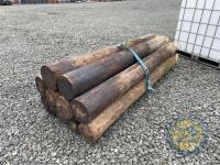 10x 8' telegraph pole strainers - 4