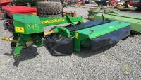 328 John Deere 9 ft Mower, steel conditioner tines - good condition