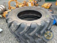 2x Bkt Agrimax tyres 580/70 R38 - 2