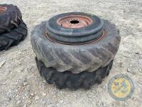 3x Wheels to suit MF 35