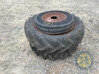 3x Wheels to suit MF 35 - 3