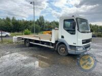 DAF 7.5tn flat bed lorry 2007 - 12