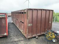 Cattle lorry body