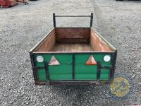 Single axle car trailer 5x3 green - 5