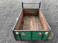 Single axle car trailer 5x3 green - 6