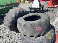 3x Tractor tyres 460/ 70 R24 - 2