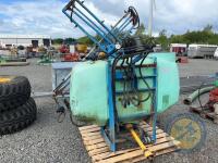 Berthoud 800l sprayer with shaft