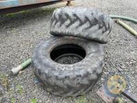 2x Continental Tyres 45/65 R22.5 - 3
