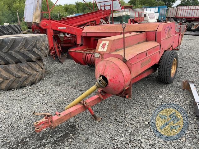 Jones 10 Square Baler full of twine