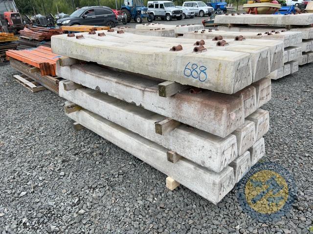 12x railway sleepers