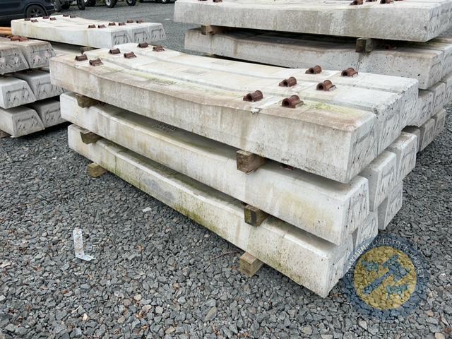 9x railway sleepers