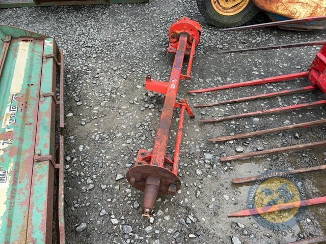 Star slurry tanker axle