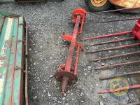 Star slurry tanker axle