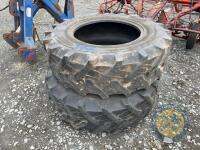 2x tractor tyres 340/85 R24