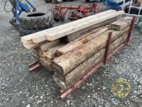 5x4 props & railway sleepers