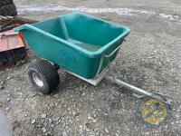 Quad wheelbarrow trailer