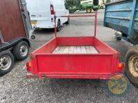 6x4 car trailer red - 5