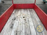 6x4 car trailer red - 6