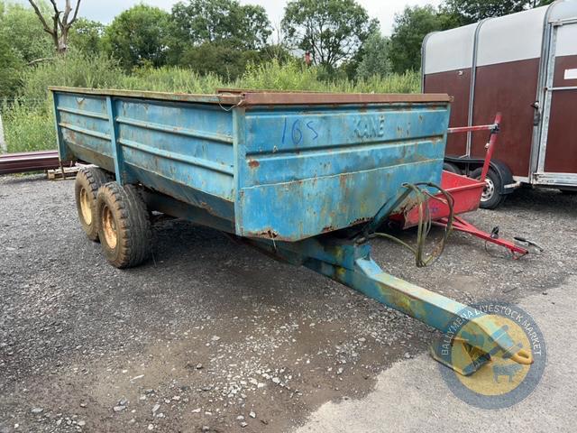 Kane 12x7 tipping trailer