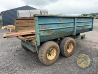 Kane 12x7 tipping trailer - 9