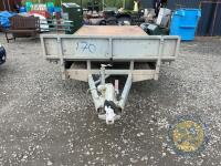 2018 Indespension 14x6'6 flatbed trailer with new hitch & jockey wheel - 2
