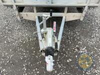 2018 Indespension 14x6'6 flatbed trailer with new hitch & jockey wheel - 3