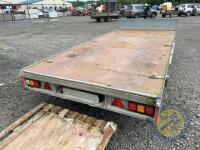 2018 Indespension 14x6'6 flatbed trailer with new hitch & jockey wheel - 8